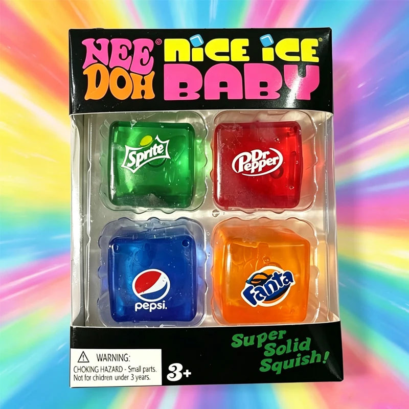 New Set /Squishy Needoh /Nice Cube Schylling /Sensory Stress Reliever Fidget Tool Toy Anxiety Focus Sensory Cube Adults Kid Gift Atypical Journey Store