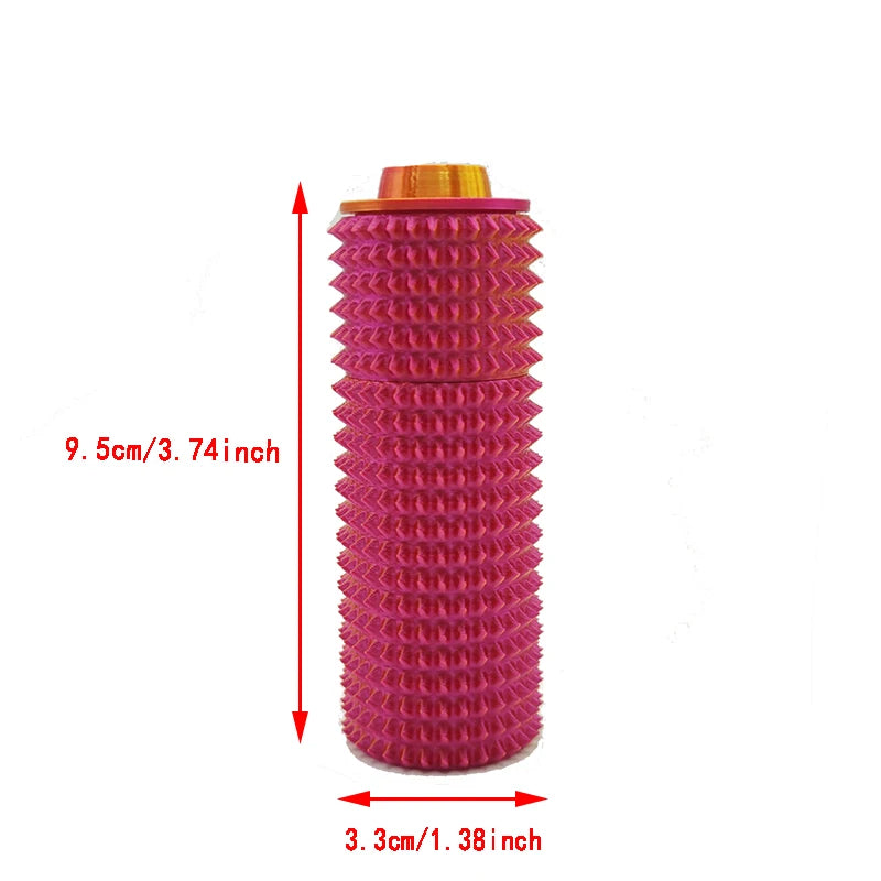 Sensory Roller Fidget Toy Clicker Tactile Spikes for Anxiety Stress Relief Pain Stimming Autism Over Stimulation with Lanyard Atypical Journey Store