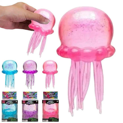 NeeDoh Jelly Squish Stress Toy - Jellyfish Fidget & Sensory Squeeze for Anxiety Relief Atypical Journey Store
