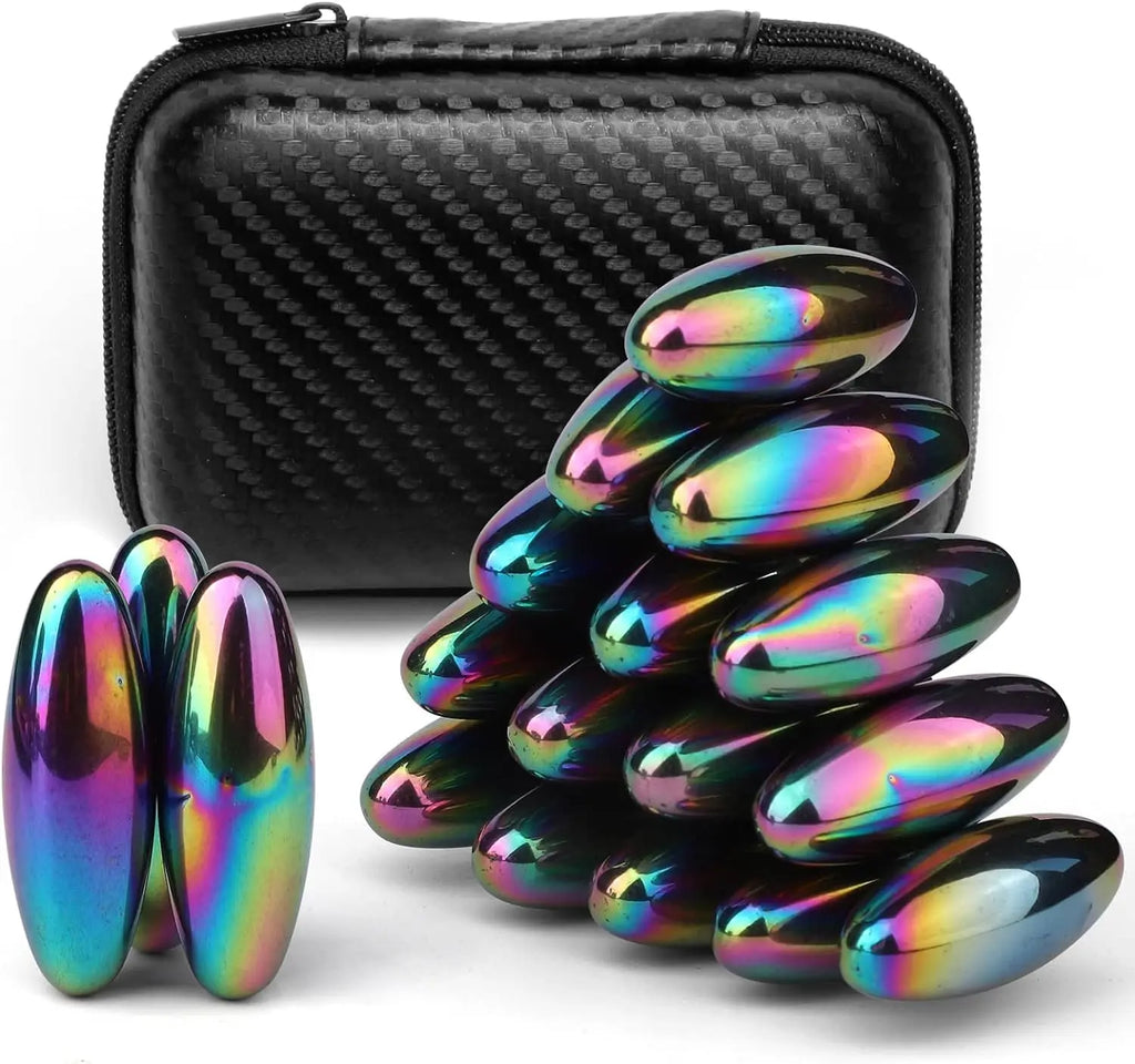 EDC Fidget Toys Oval Magnet Balls,Magnetic Bead Fidgeting Toy for Adult ADHD Autism Fridge Rattle Snake Magnets Sticker Anxiety Atypical Journey Store