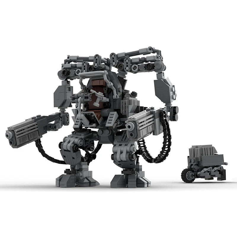 GSBAN Matrixedss Mechanical Mecha Robots  MOC APU Building Blocks Toys for Gifts Bricks MOC-137552 Atypical Journey Store