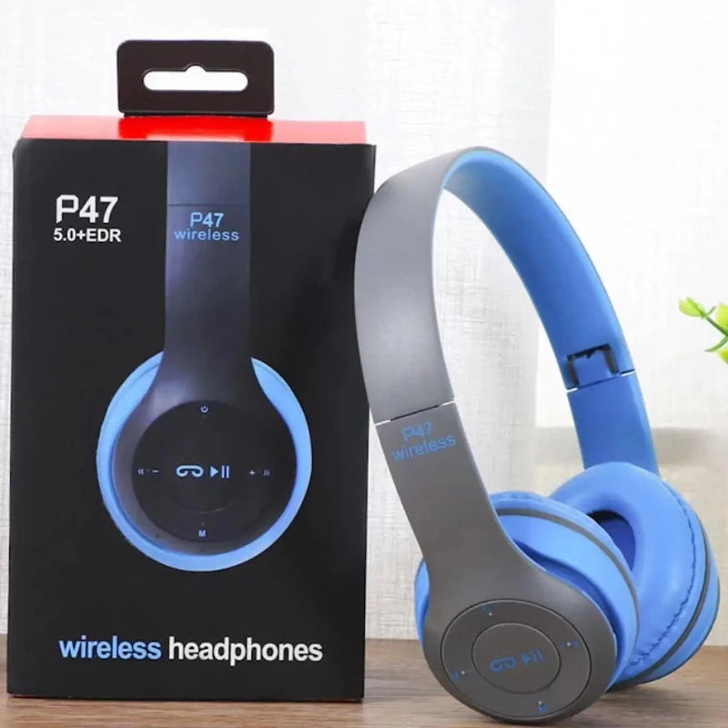 Handsfree Wireless Headphones Noise Canceling Headphone Earphone P47 headset Bluetooth Head Phone for iPhone Huawei Samsung S22 Atypical Journey Store
