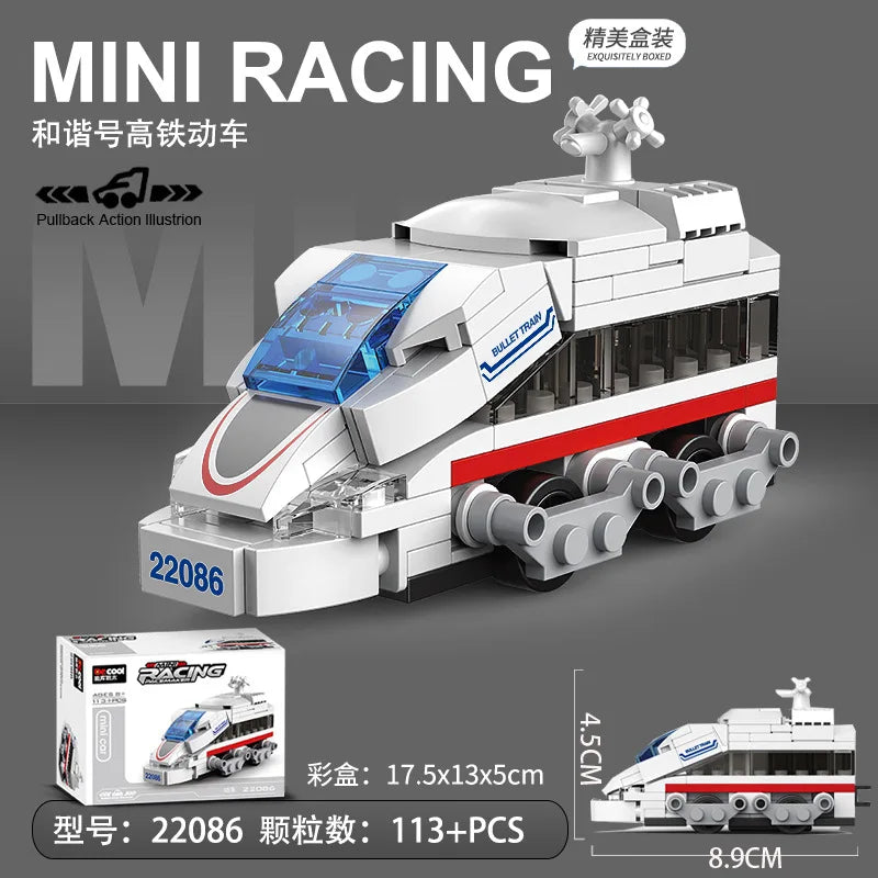 Racing Car Bus Engineering Vehicle Ambulance Pull Back Model Building Blocks Brick Toys Children Boys Compatible With Lego Atypical Journey Store