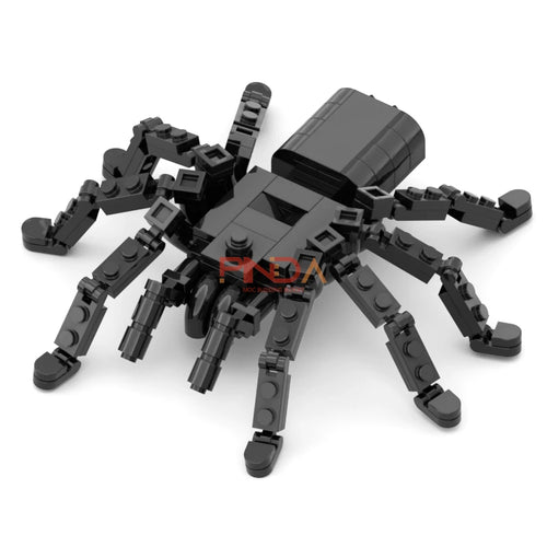 126 Pcs Talantula Black Spider Model Set Building Blocks Creative Animals MOC Construction Bricks Tricky Toy Halloween Kid Gifts Atypical Journey Store