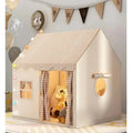 Princess castle kid toys tent play house cubby made of breathable polyester, foldable and spacious for children ages 0-14 years
