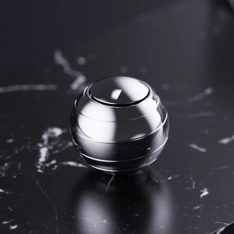 EDC Finger Decompression Metal Desktop Gyroscope Finger Stress-Relieving Toy Stress Relief Visual Fidget Spinner Children's Gift Atypical Journey Store