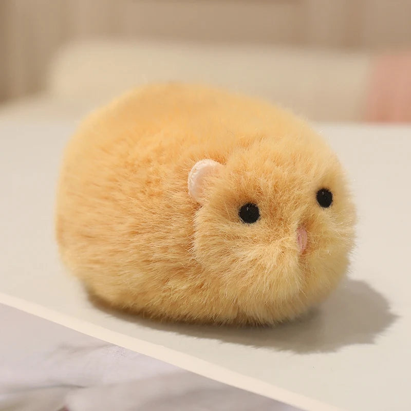13/35CM Cute Golden hamster Plush Pillow Toys Soft Stuffed Pet Animal Doll Small Mouse Pendant Keychain Funny Gifts for Kids Atypical Journey Store