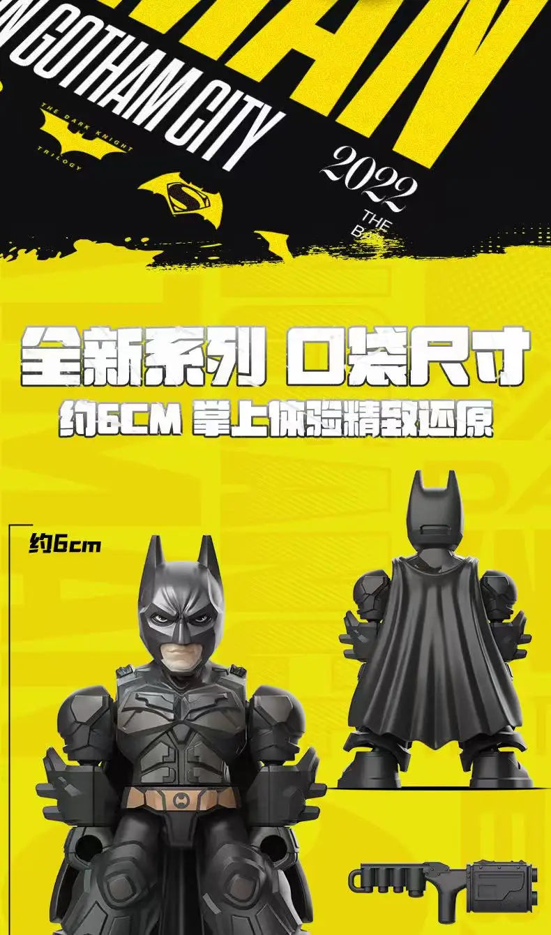 Blokees DC Hero Star Combination Batman Building Blocks Toys  Defender Bat Shadow Breaking Dawn Collectible Cartoon Model Gifts Atypical Journey Store