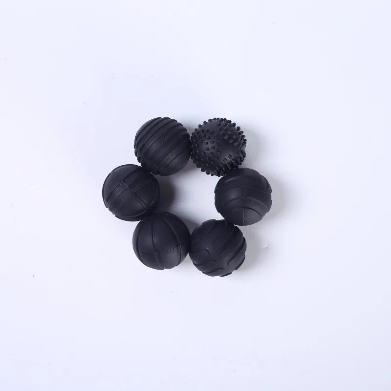 6pcs AHDH Silicone Magnetic Ball Stress Relief Toy Finger Stress Relief Educational Toy Novelty Magnetic Fidget Roller Atypical Journey Store
