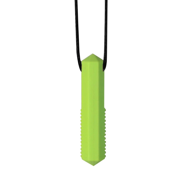 1pcs Silicone Teether Kids Chew Necklace Sensory Chewy Pendant Oral Motor Toys Therapy Tools for Autism ADHD chidren's goods Atypical Journey Store