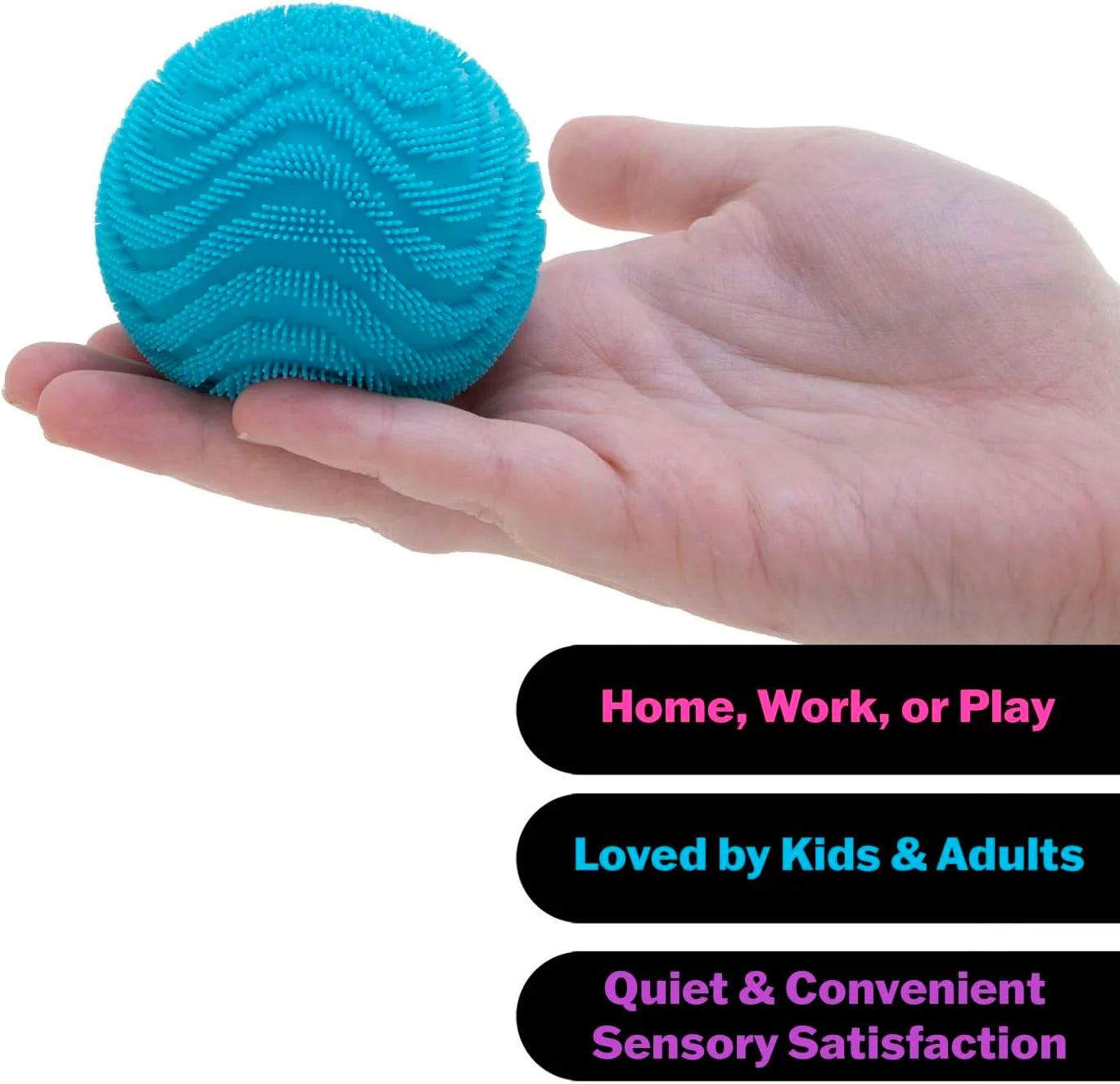 NeeDoh Fuzz Ball Blind Box, Schylling Soft Fuzzy Stress Relief Ball, Squishy Sensory Fidget Toy, Cute Desktop Collectible Gift Atypical Journey Store