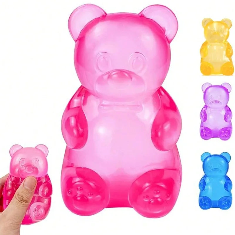 NEEDOH Soft Gummy Bear Fidget Squeeze Toy TPR Sensory Stress Relief Toy Kids Birthday Party Gift Atypical Journey Store