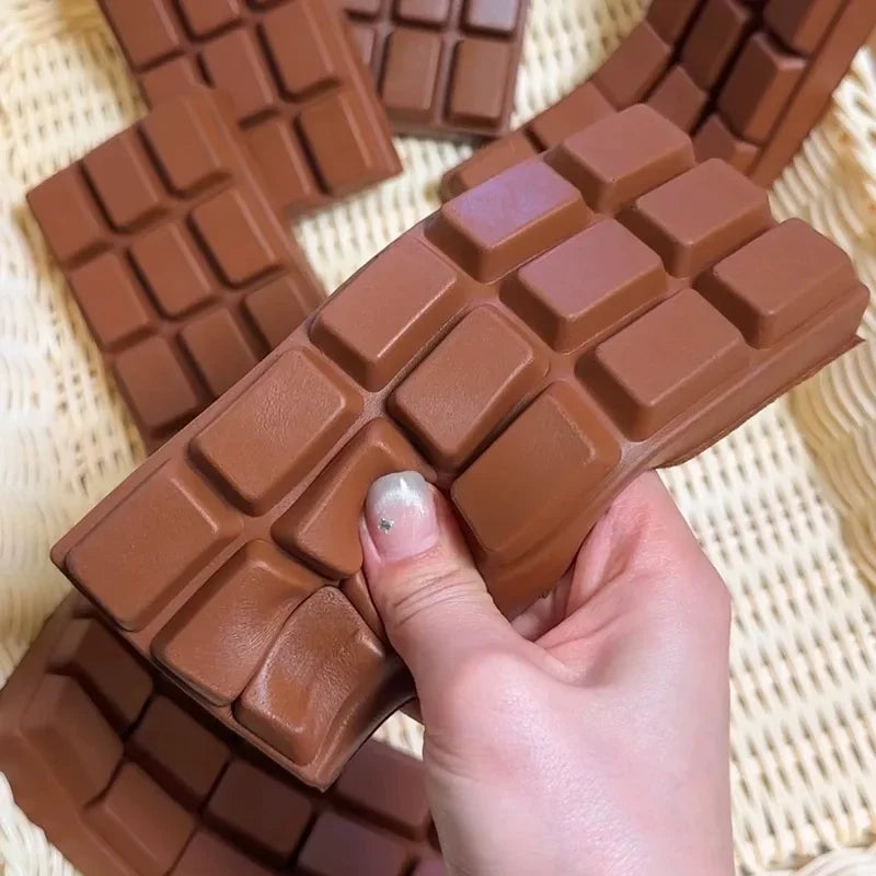 Realistic 14oz Big Size Butter Stick Chocolate Slow Rising Squishy Toy Slow Rebound Stress Relief Squeeze Sensory Fidget Toy Atypical Journey Store