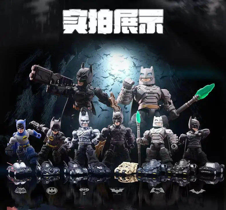Blokees DC Hero Star Combination Batman Building Blocks Toys  Defender Bat Shadow Breaking Dawn Collectible Cartoon Model Gifts Atypical Journey Store