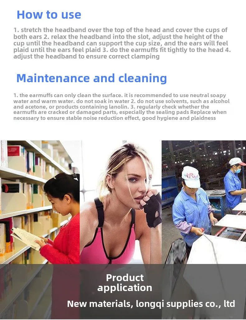 Hearing Protection Noise Canceling Ear Muffs Adult Headphones Suitable for Lawn Mowing, DIY, Construction, Carpentry, Shooting Atypical Journey Store