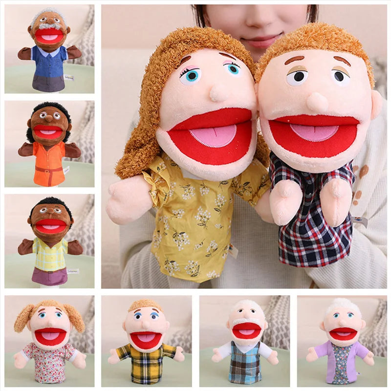 Kids Plush Finger & Hand Puppets for Role Play & Bedtime Stories - 28-33cm Atypical Journey Store