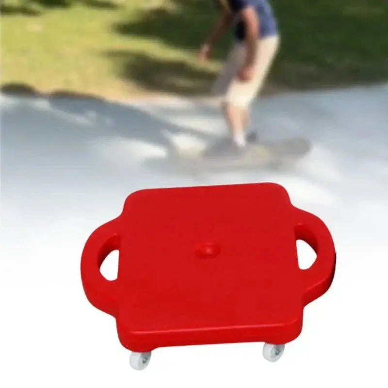 Kids scooter board with handles for preschool physical education and play