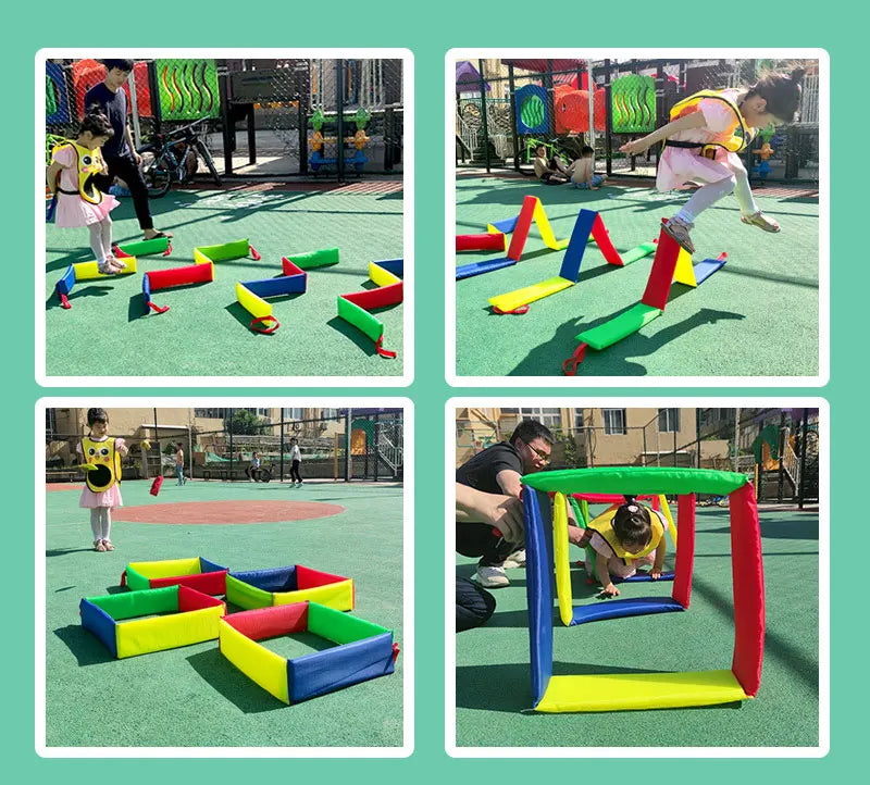 Children Outdoor Toy Balance Stepping stone Foot Tactile Sensory Integration Training Social Game Montessori  Autism Therapy Toy Atypical Journey Store