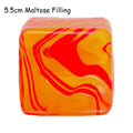 Nice Cube Rainbow Marbled Sensory Toy Maltose Stuffed Slow Rising Anxiety Relief Hand Exercise Ball ADHD Autism for Adults Gift Atypical Journey Store