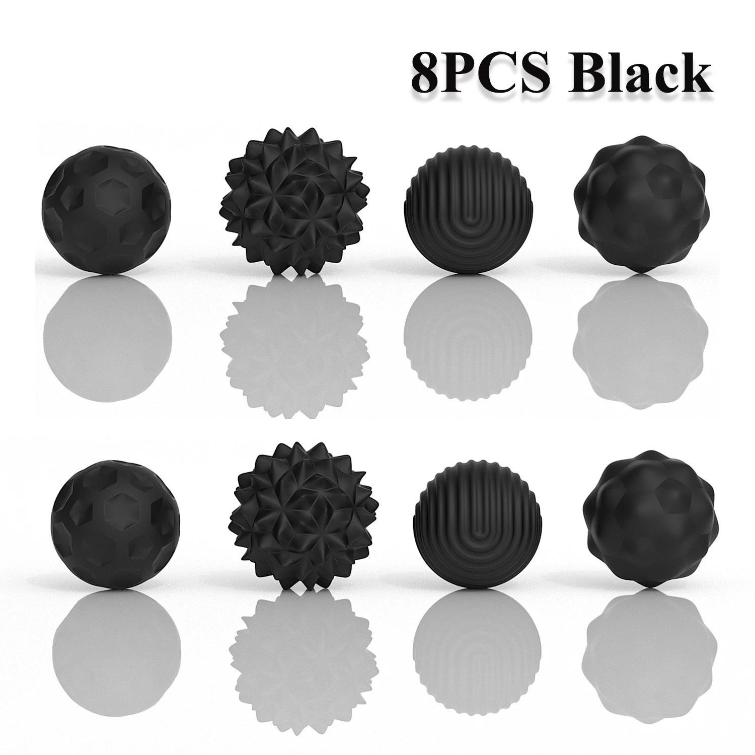 2-8 PCS Magnetic Toy Silicone Magnetic Ball Fidgeting Toy Stress Relief Fingertip Activity Small Decoration Toys Miniature Model Atypical Journey Store