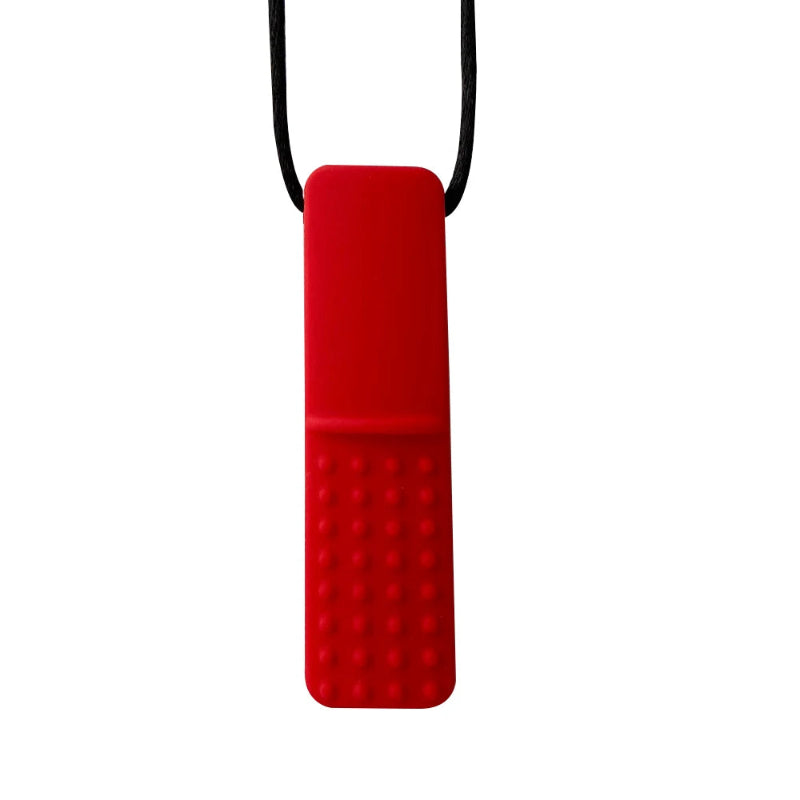 1pcs Silicone Teether Kids Chew Necklace Sensory Chewy Pendant Oral Motor Toys Therapy Tools for Autism ADHD chidren's goods Atypical Journey Store