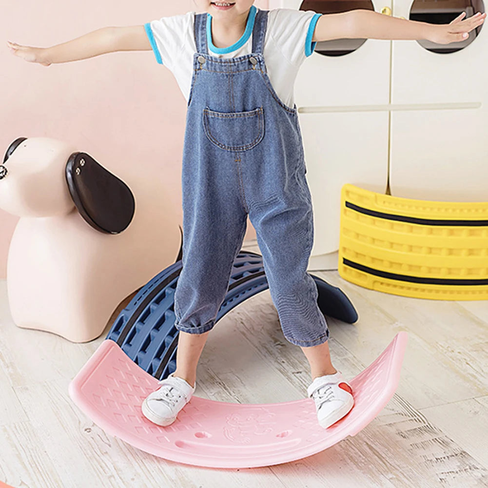 Twisting Balance Board Multifunctional Balance Rocker Board Non Slip Balance Trainer Board Wobble Board for Kids Children Atypical Journey Store