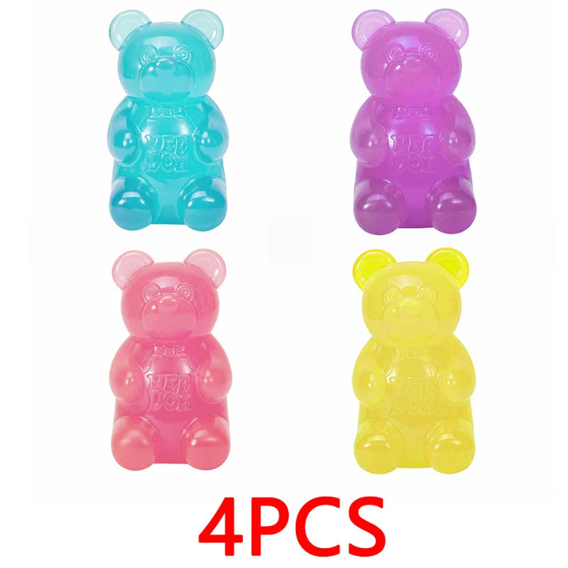 Schylling Nee doh Maltose Cute Bear Maltose Squeeze Toy Dough Colorful Sensory Toy Creative  Item Desk Decoration Stress Relief Atypical Journey Store