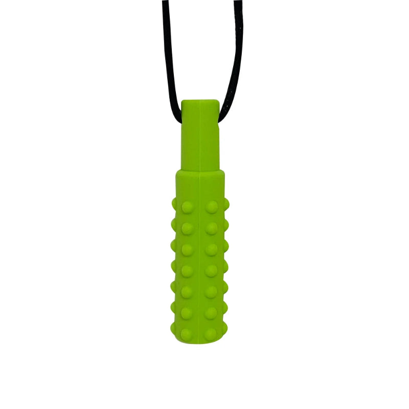 1pcs Silicone Teether Kids Chew Necklace Sensory Chewy Pendant Oral Motor Toys Therapy Tools for Autism ADHD chidren's goods Atypical Journey Store