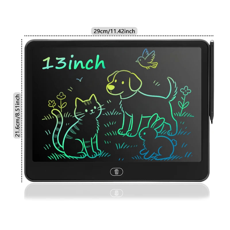 16/13/11/8-inch kids LCD Drawing Board Portable Digital Sketchpad for Art Creativity And Learning Doodle Board Educational Toys Atypical Journey Store