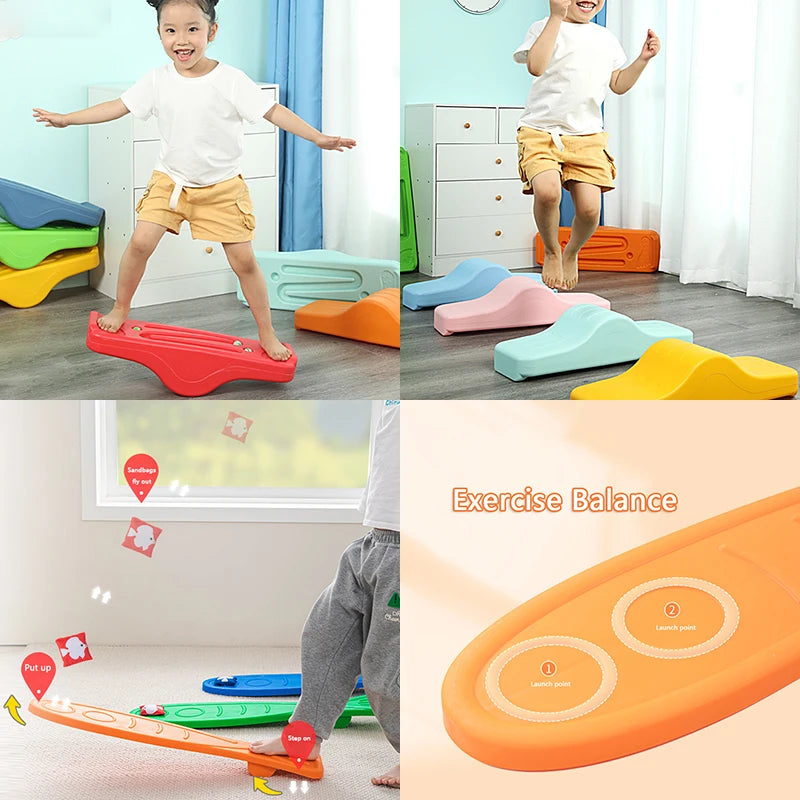 Children Outdoor Toy Balance Stepping stone Foot Tactile Sensory Integration Training Social Game Montessori  Autism Therapy Toy Atypical Journey Store