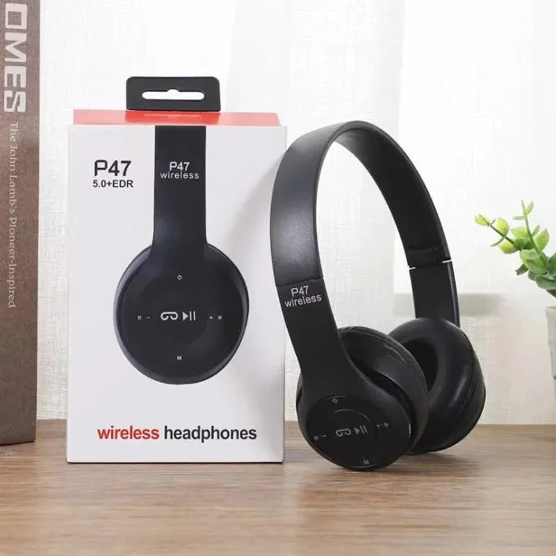 Handsfree Wireless Headphones Noise Canceling Headphone Earphone P47 headset Bluetooth Head Phone for iPhone Huawei Samsung S22 Atypical Journey Store