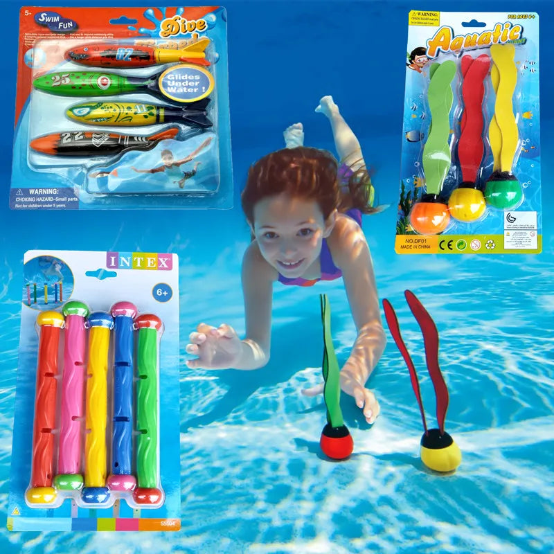 Summer Torpedo Rocket Toy for Pool Diving Games - Fun Water Activity for Kids Atypical Journey Store