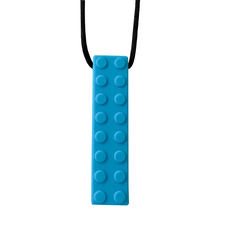 1pcs Silicone Teether Kids Chew Necklace Sensory Chewy Pendant Oral Motor Toys Therapy Tools for Autism ADHD chidren's goods Atypical Journey Store