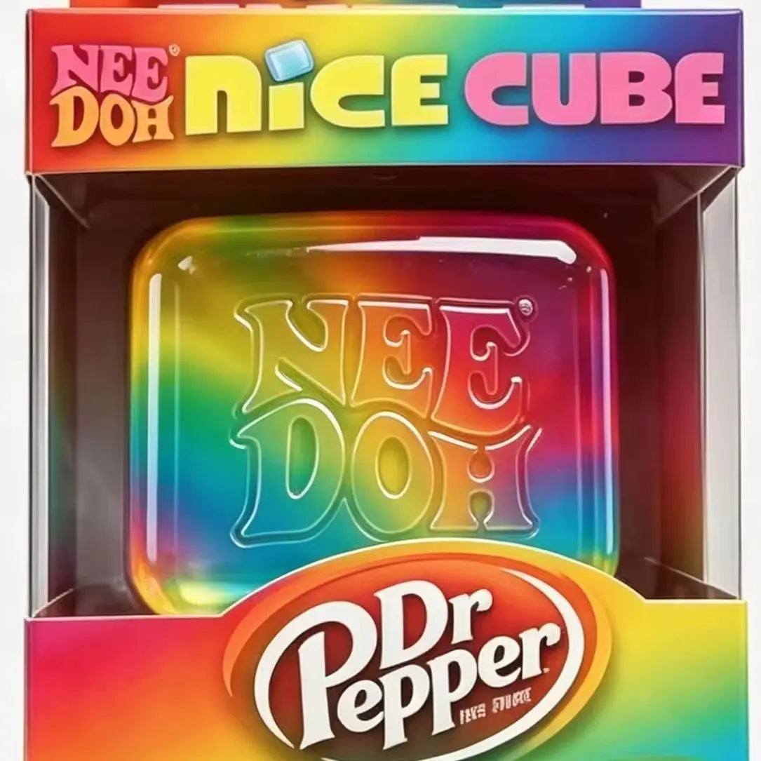 2026 new Schylling Needoh in stock Nice Lebi beautiful cube pinching and relaxing toys Soft children's toys Atypical Journey Store