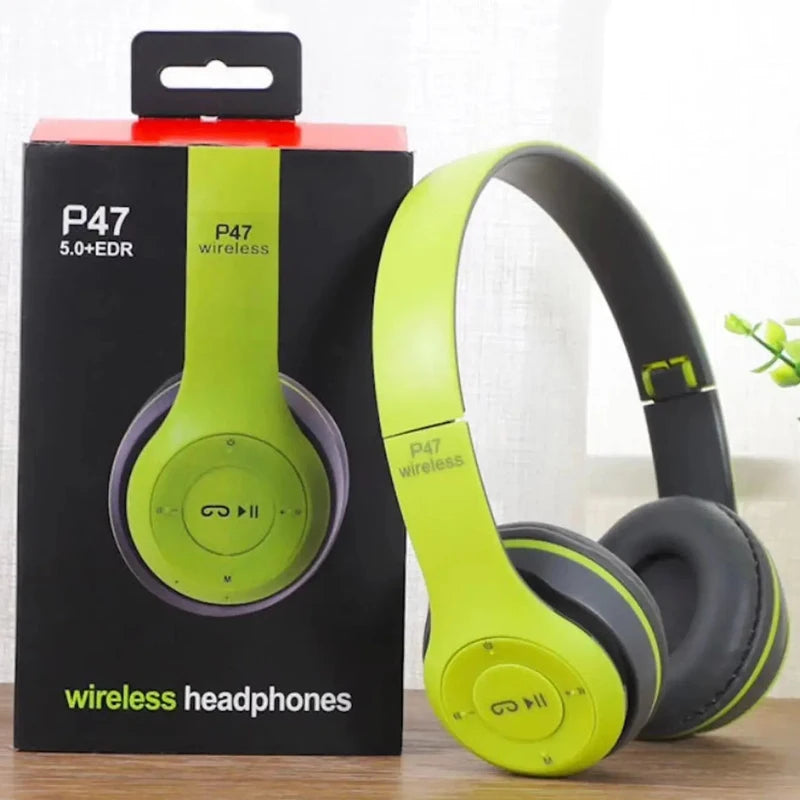 Handsfree Wireless Headphones Noise Canceling Headphone Earphone P47 headset Bluetooth Head Phone for iPhone Huawei Samsung S22 Atypical Journey Store