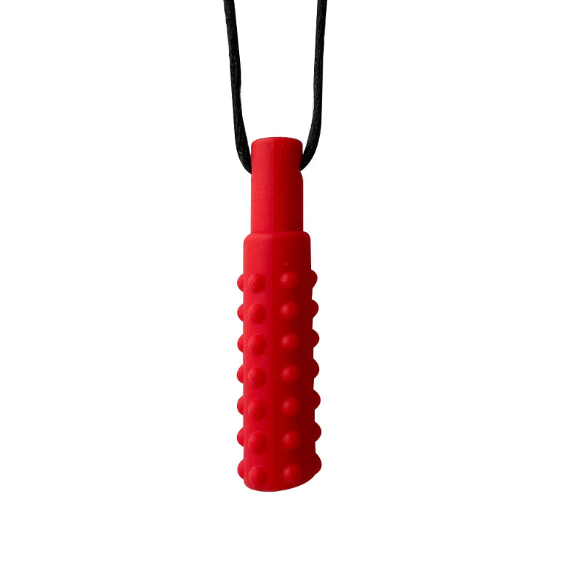 1pcs Silicone Teether Kids Chew Necklace Sensory Chewy Pendant Oral Motor Toys Therapy Tools for Autism ADHD chidren's goods Atypical Journey Store