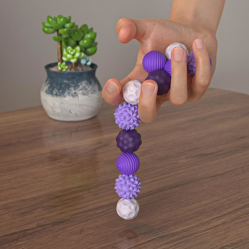 2-8 PCS Magnetic Toy Silicone Magnetic Ball Fidgeting Toy Stress Relief Fingertip Activity Small Decoration Toys Miniature Model Atypical Journey Store