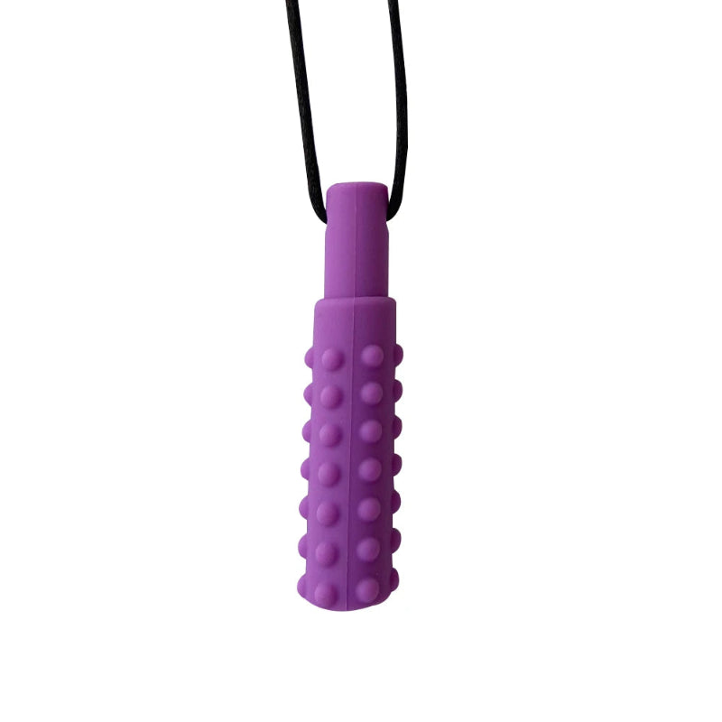 1pcs Silicone Teether Kids Chew Necklace Sensory Chewy Pendant Oral Motor Toys Therapy Tools for Autism ADHD chidren's goods Atypical Journey Store