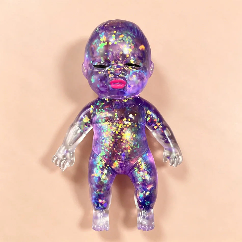 Top Seller Glitter Baby Squishy Toy Slow Rebound Fidget Toy Stress Relief Soft Squeeze Toy Creative Gift for Kids Adults Atypical Journey Store