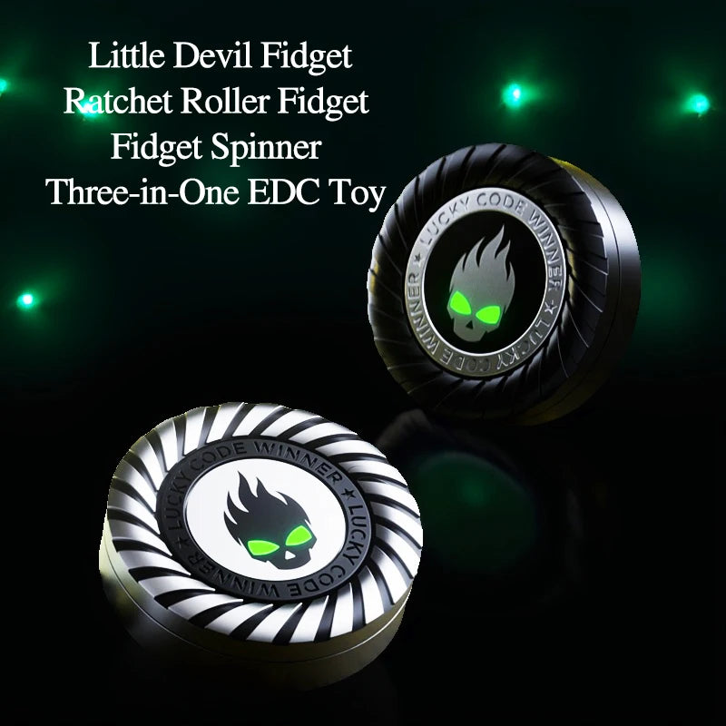 EDC Fidget Toys Fidget Spinner Clicker Fidget Ratchet Roller Fidget Little Devil Fidget Stress Relief Toys Adult Kid Gift Atypical Journey Store