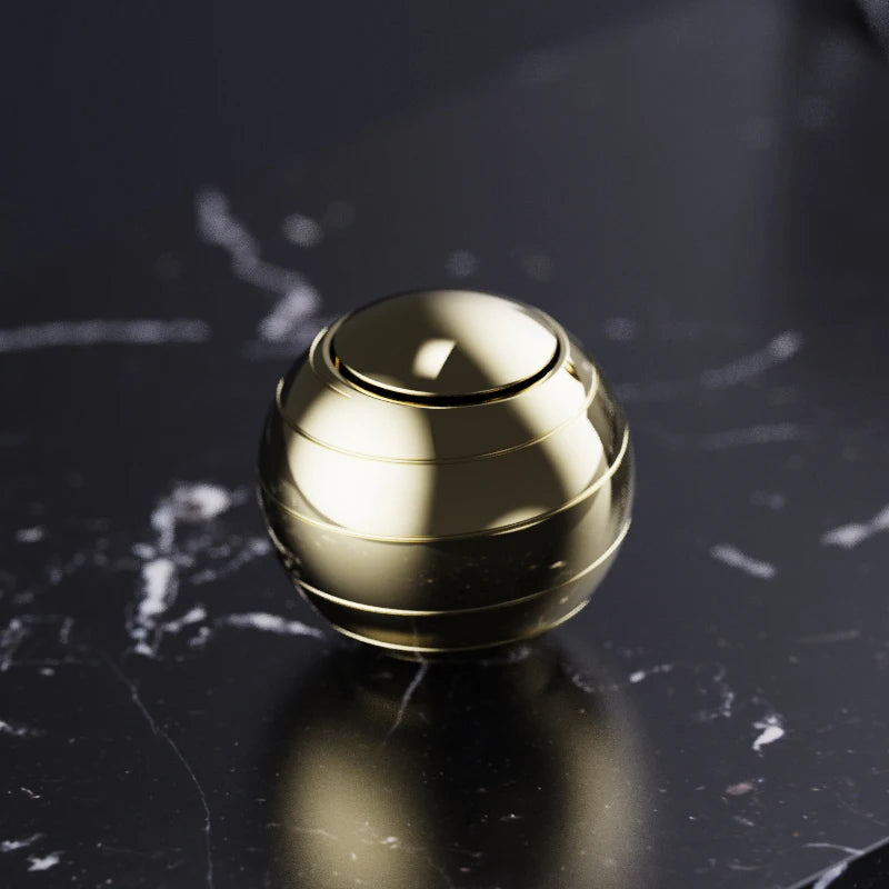 EDC Finger Decompression Metal Desktop Gyroscope Finger Stress-Relieving Toy Stress Relief Visual Fidget Spinner Children's Gift Atypical Journey Store