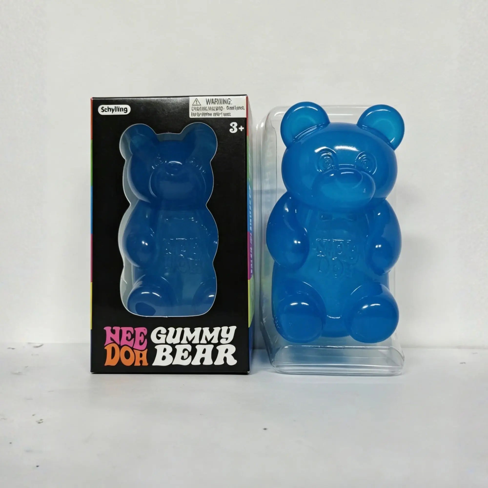NeeDoh Gummy Bear Squishy Toy Soft Stress Relief Sensory Fidget Squeeze Toy for Kids & Adults Non-Toxic Anxiety Relief Desk Toy Atypical Journey Store