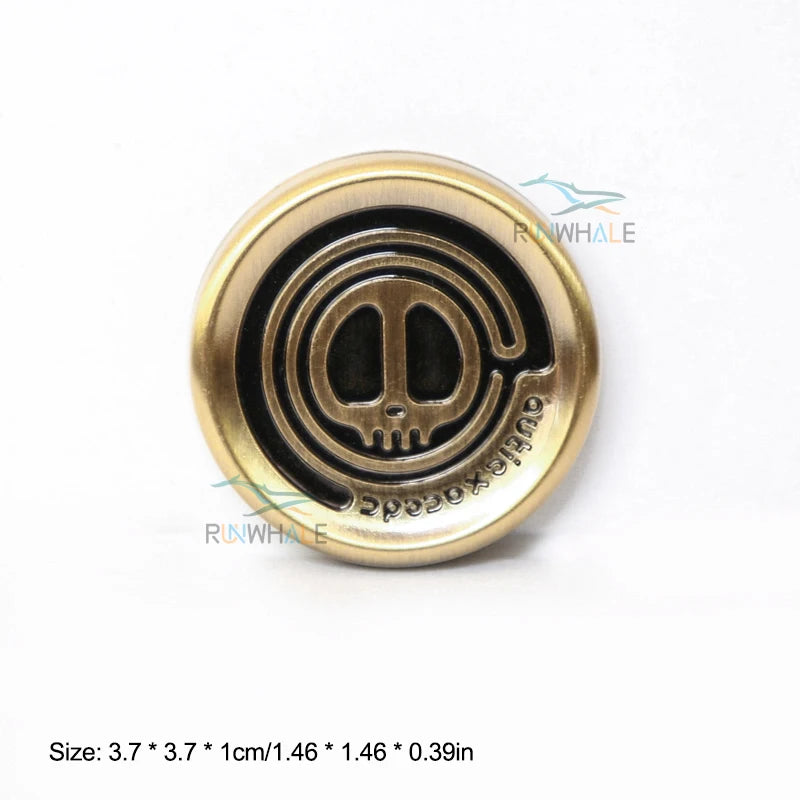 Metal Devil Milk Cap Fidget Anti Stress Toys Magnetic Haptic Coins Adult EDC Relieve Stress Sensory Toys Finger Spinner Gifts Atypical Journey Store