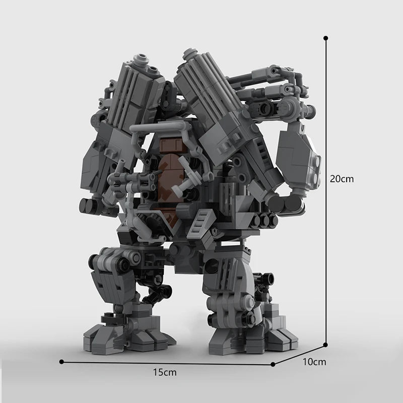 GSBAN Matrixedss Mechanical Mecha Robots  MOC APU Building Blocks Toys for Gifts Bricks MOC-137552 Atypical Journey Store