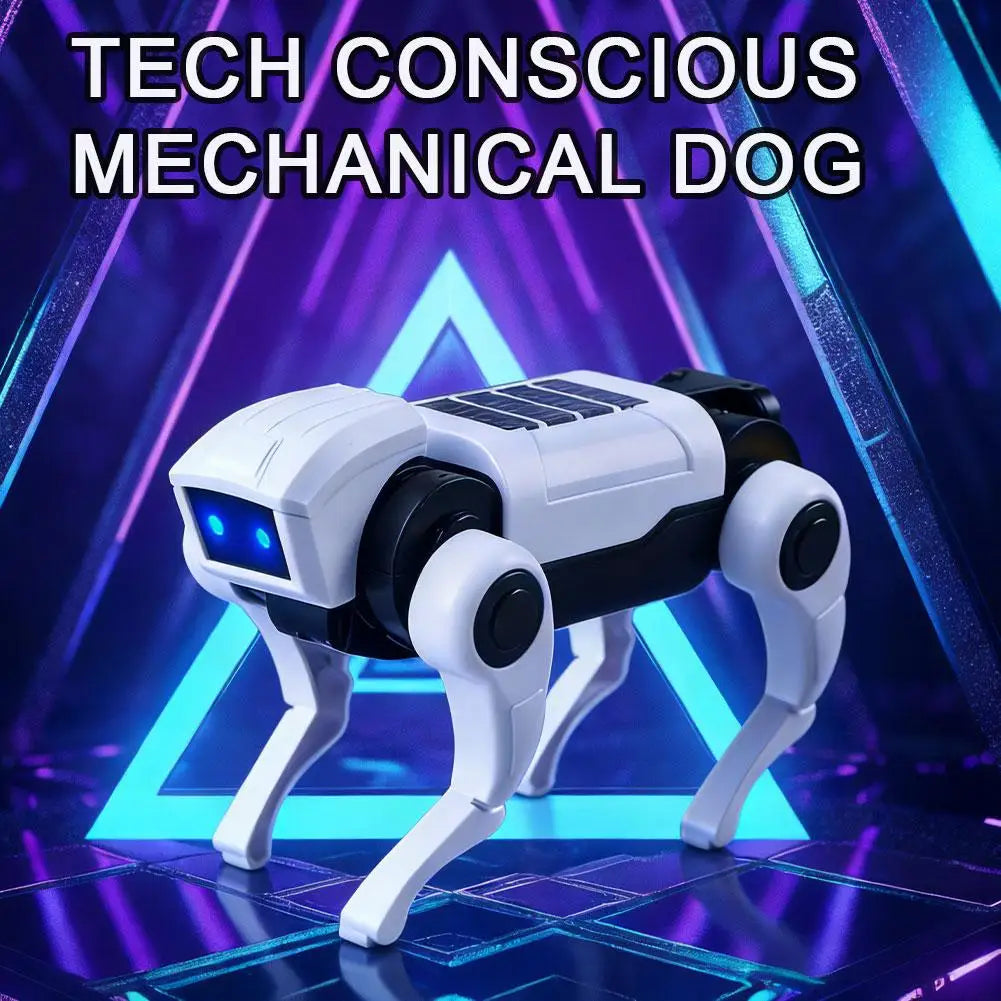 1-10PCS DIY Assembly RC Robot Dog Toy Remote Control Mechanical Robot Kit Science Teaching Model Electric Set Gift For Boys Kids