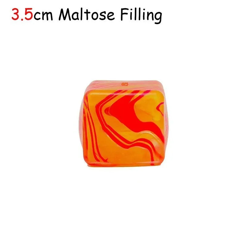 Nice Cube Rainbow Marbled Sensory Toy Maltose Stuffed Slow Rising Anxiety Relief Hand Exercise Ball ADHD Autism for Adults Gift Atypical Journey Store