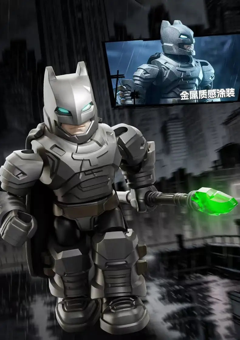 Blokees DC Hero Star Combination Batman Building Blocks Toys  Defender Bat Shadow Breaking Dawn Collectible Cartoon Model Gifts Atypical Journey Store
