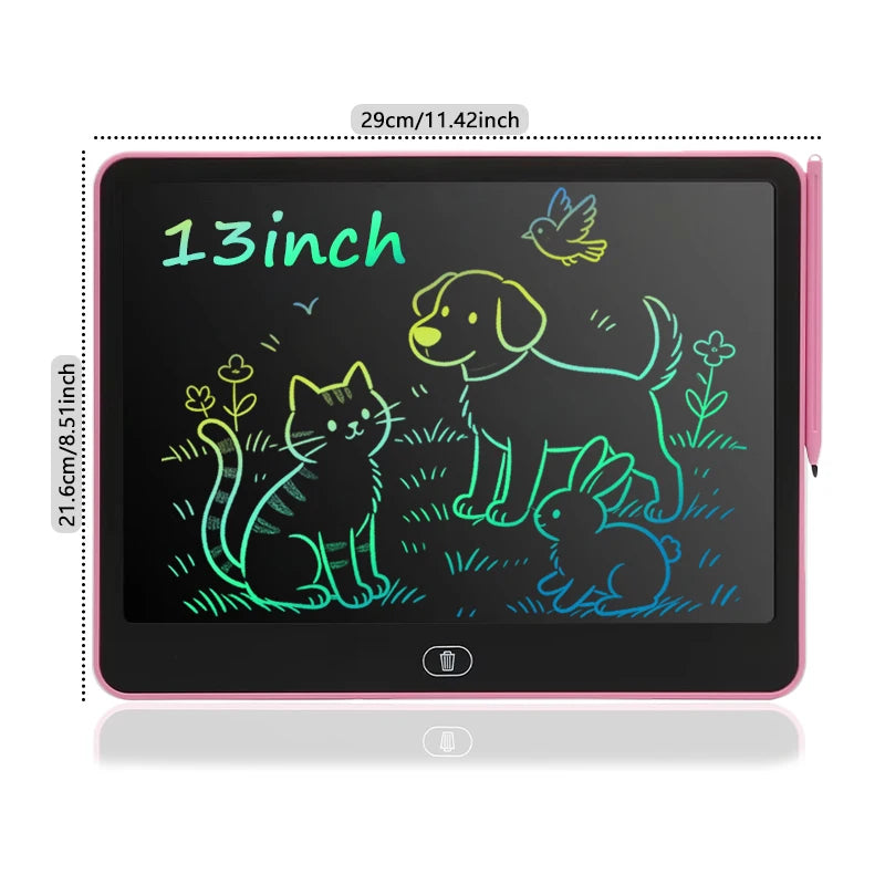 16/13/11/8-inch kids LCD Drawing Board Portable Digital Sketchpad for Art Creativity And Learning Doodle Board Educational Toys Atypical Journey Store