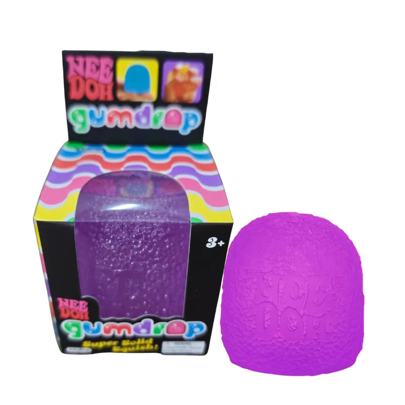 Schylling Mini Candy NeeDoh Gumdrop Soft Sensory Fidget Toy Stress Relief Squeeze Ball Blind Box Atypical Journey Store