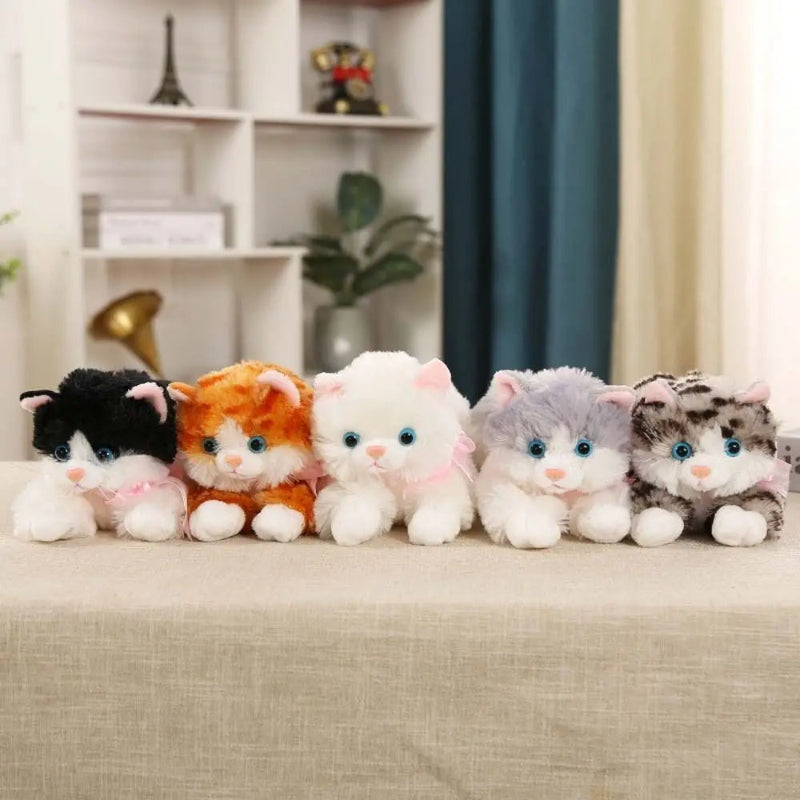 Meowing Cat Plush Toy - Soft Kitten Cuddle Pillow for Comfort & Playtime Atypical Journey Store